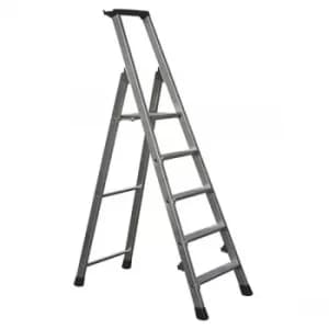 Zarges 42455 Trade Platform Steps, Platform Height 1.05m 5 Rungs