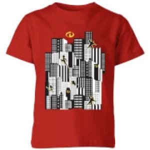 The Incredibles 2 Skyline Kids T-Shirt - Red - 11-12 Years