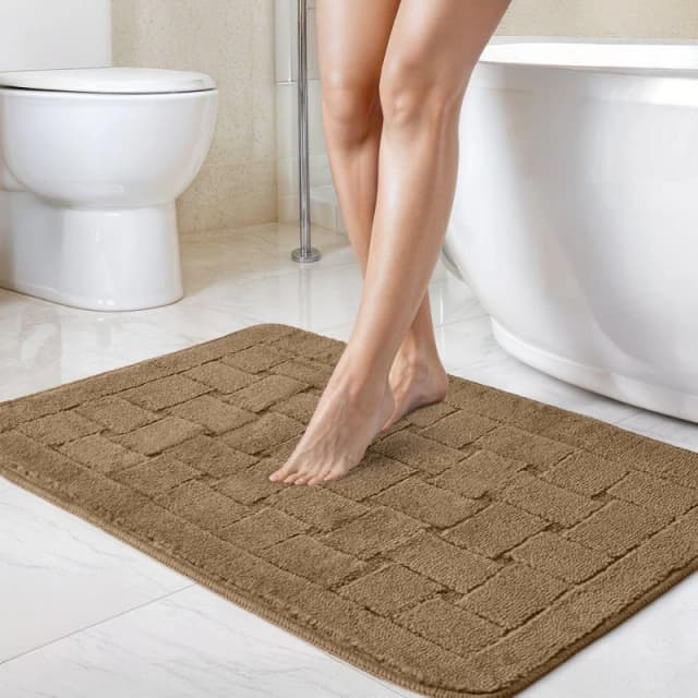 Emma Barclay Orkney - Crosshatch Bath mat Bathmats 45x75cm Beige 41478404000