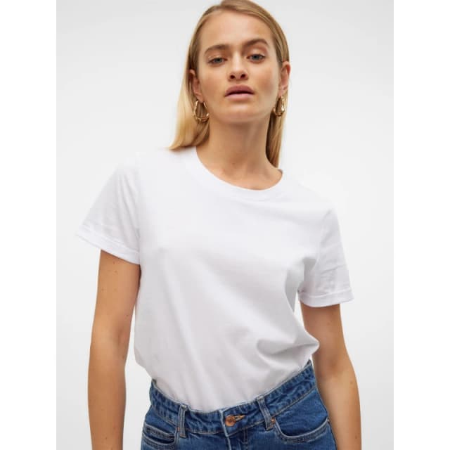 Vero Moda Paula T-Shirt - White White 8