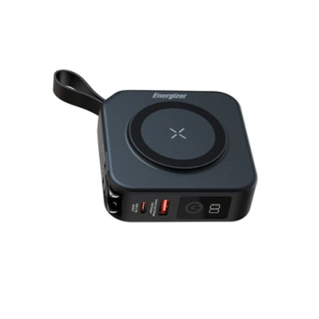 Energizer 10Mah Magnetic Qi Wireless Power Bank + Ac Black One Colour WPGV7 Unisex