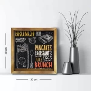 3030AHS-039 Multicolor Decorative Framed MDF Painting