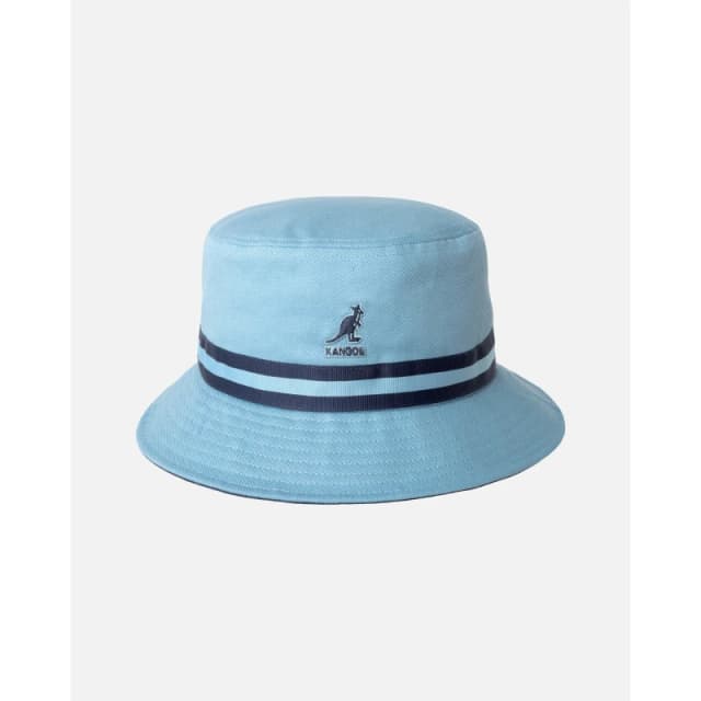Kangol Stripe Bucket Hat LT Blue unisex Small