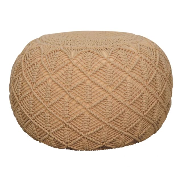 Artisan Furniture Artisan Furniture Ansley Beige Pouffe