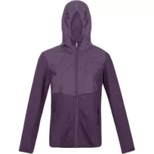 Regatta Womens Upham Hybrid II Hooded Full Zip Fleece Jacket 10 - Bust 34' (86cm)