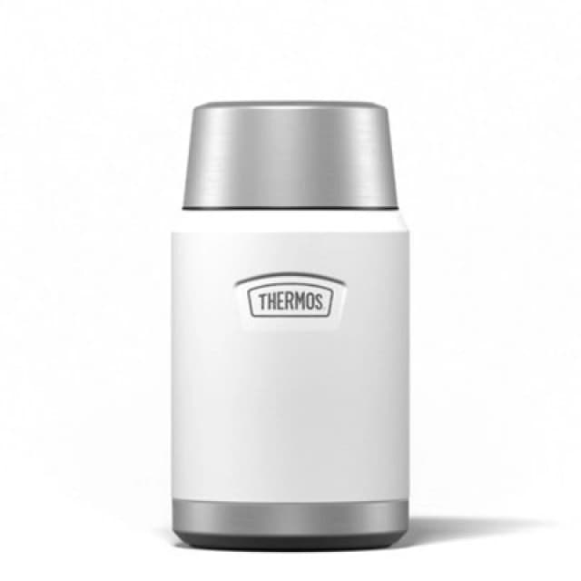 Thermos Icon Series Stainless Steel Food Flask 710Ml With Spoon - White 5.0509E+12