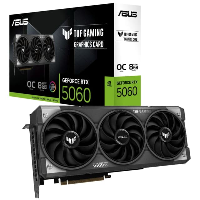 ASUS TUF Gaming GeForce RTX 5060 8GB GDDR7 OC Edition 90YV0N00-M0NA00