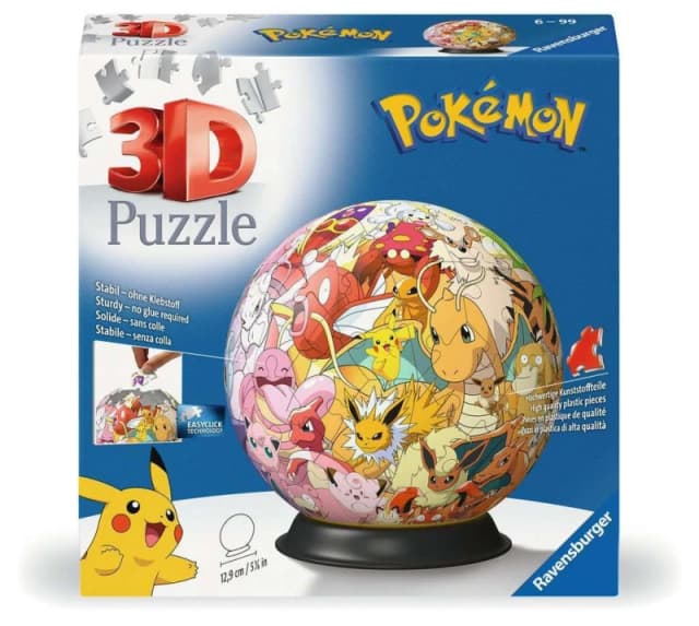 3D Puzzle-Ball Pokemon Kanto Region