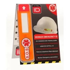 Vitalid Emergency ID Data Window Global Ref WSID02G Up to 3 Day