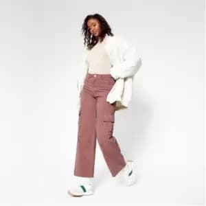 I Saw It First Pocket Detail Cargo Jeans - Brown