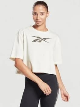 Reebok Graphic Animal Print T-Shirt - White