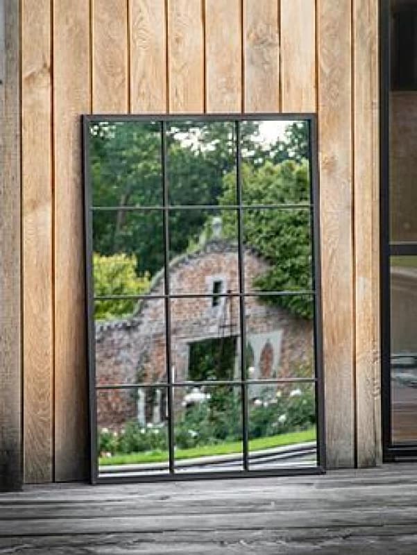 Crossland Grove Darcy Outdoor Mirror Black 5.05941E+12