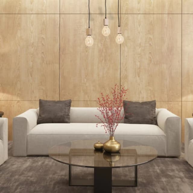 Milagro Jack Natural Wood Pendant 3Xe27 Hand Made Rustic Ladder Style 60Cm With Rope Like Cables