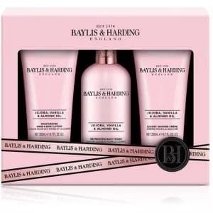 Baylis & Harding Jojoba, Vanilla & Almond Oil 3 Piece Set