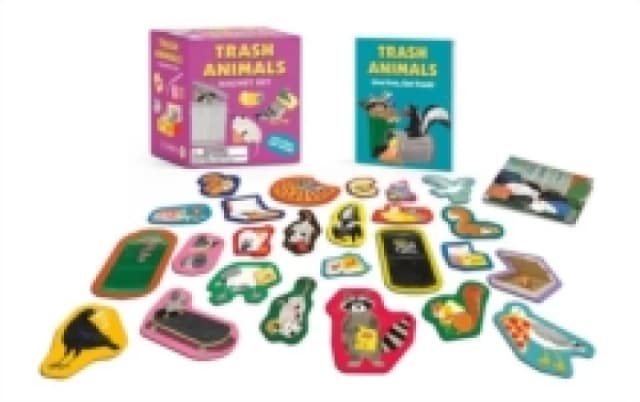 Trash Animals Magnet Set : Live Free, Eat Trash! Multiple-component retail product