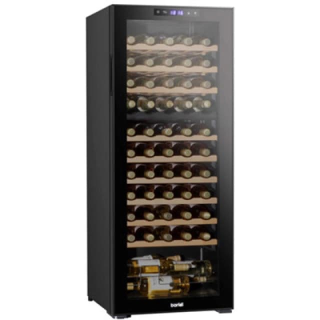 Baridi 55 Bottle Dual Zone Drinks Wine Cooler, Fridge, Touch Screen, Led, Black DH93