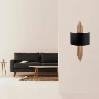 617 - A Black Copper Wall Lamp