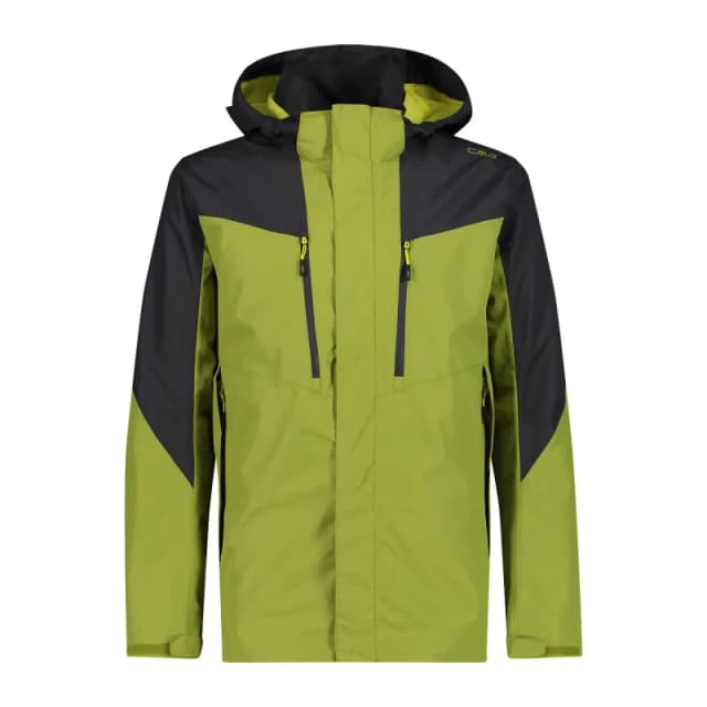 Zipped hooded hiking jacket CMP Vert Male 60
