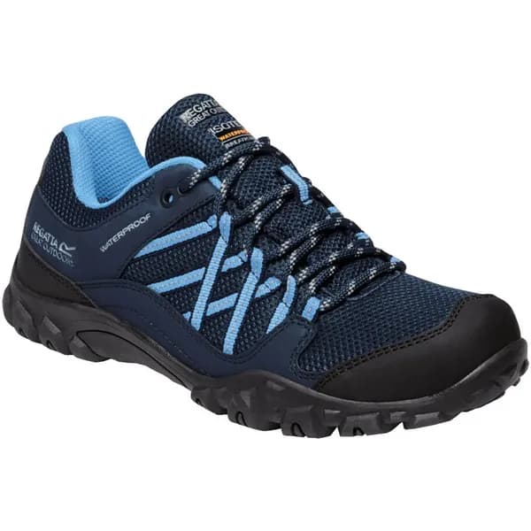 Regatta Womens Edgepoint III Waterproof Light Walking Shoes UK Size 6 (EU 39) Navy/Blueski RWF617-525-6