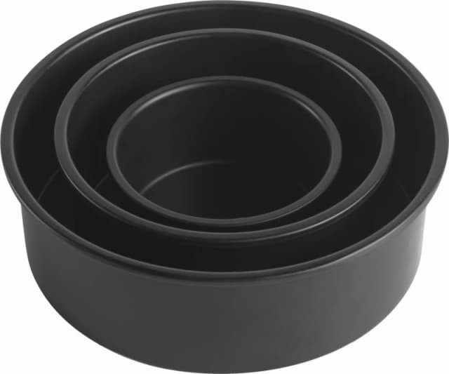 Salter Bakes 3 Piece Round Baking Set - Black