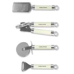 Morphy Richards Accents 4 Piece Kitchen Tool Set - Cream