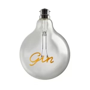 Vintage 2W LED BC/B22 Gin Globe Bulb