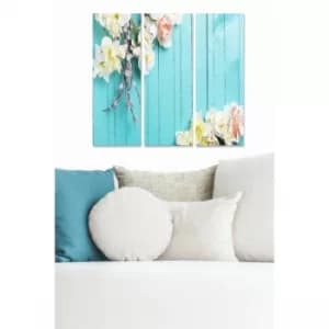 MDF7215220 Multicolor Decorative MDF Painting (3 Pieces)