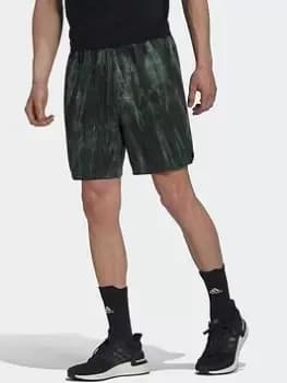 adidas Workout Spray Dye Shorts, Green Size XL Men