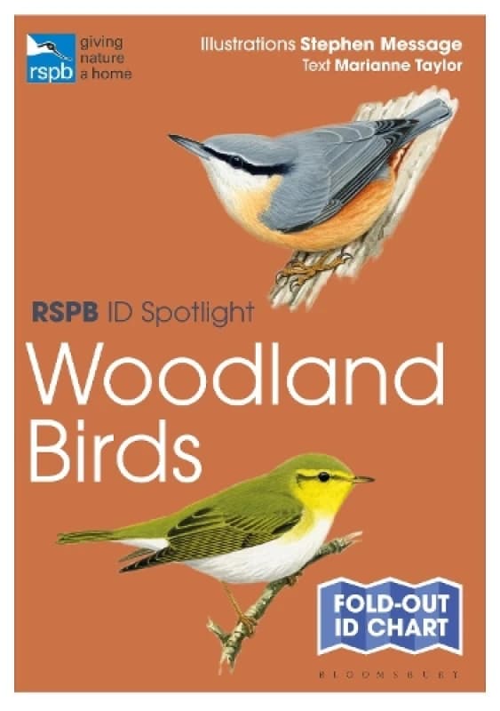RSPB ID Spotlight - Woodland Birds Fold-out book or chart