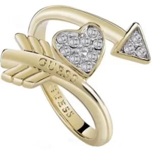 Ladies Guess Cupid Gold Ring