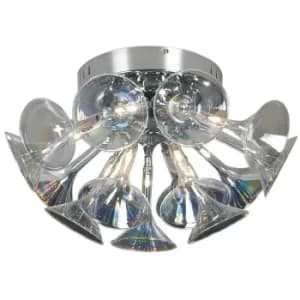 Linea Verdace Sounds Semi Flush Light Chrome