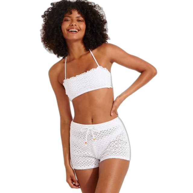 banana moon Womens swim shorts Banana Moon Rasbay Meshwork Blanc Female XS