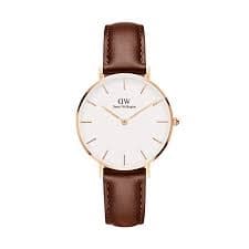 Daniel Wellington White And Tan 'Petite 32 St Mawes S White' Watch - DW00100187 - multicoloured