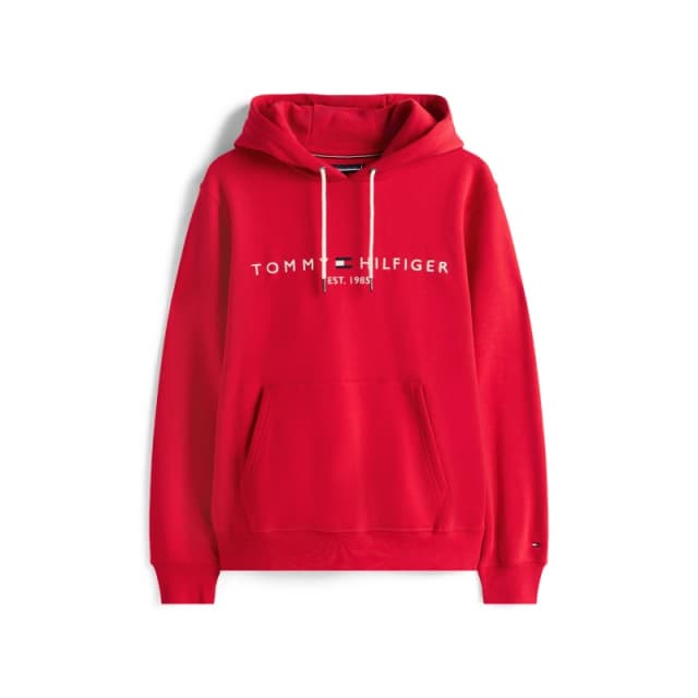 Tommy Hilfiger Logo Hoodie Medium Red male S