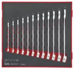 Teng Tools TED8012 12 Piece EVA Anti Slip Spanner Set 8 - 19mm