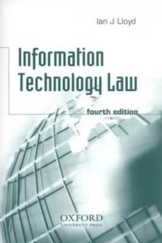Information Technology Law by Ian J Lloyd Paperback