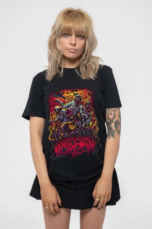 Bring Me The Horizon Zombie Army T Shirt Black unisex