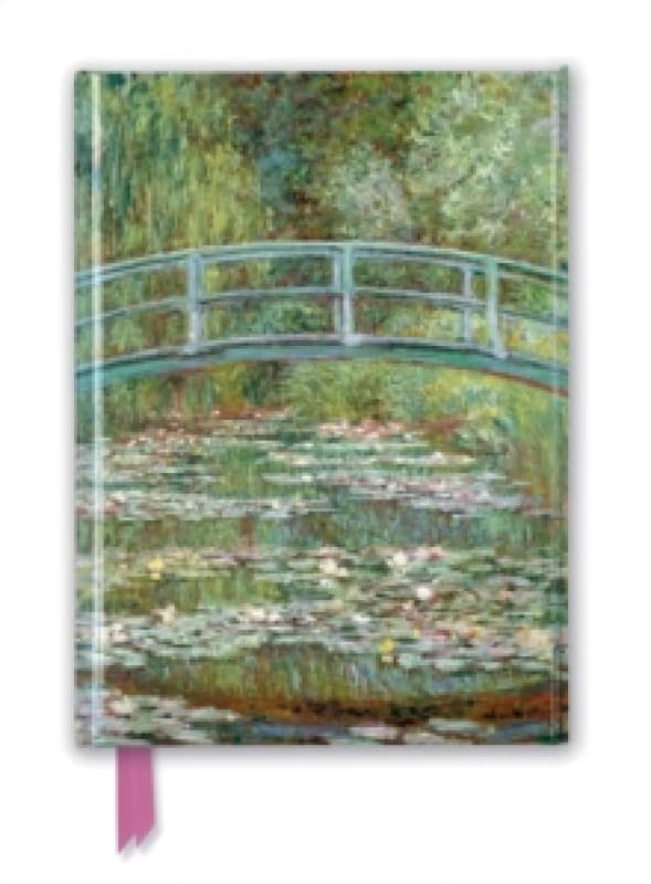 Claude Monet: Bridge over a Pond of Water Lilies (Foiled Journal) Notebook / blank book