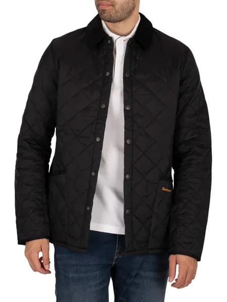 Barbour Heritage Liddesdale Quilt Jacket Black L