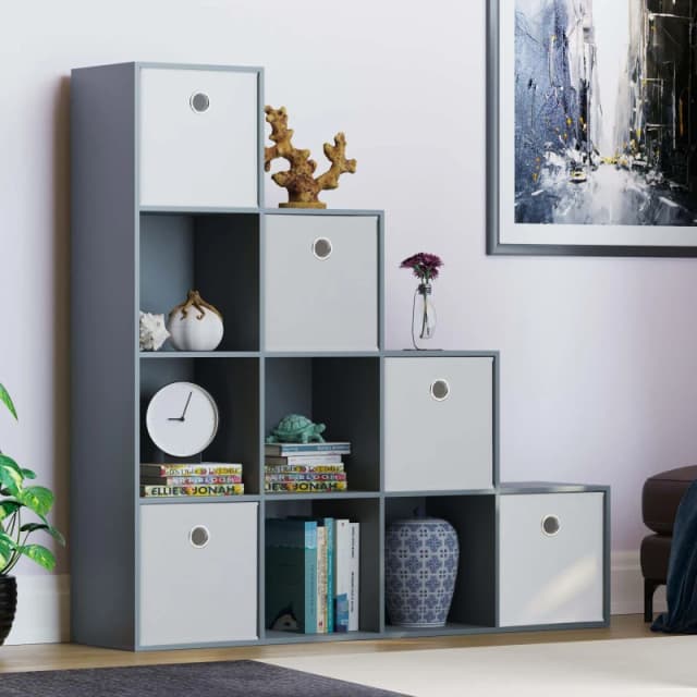 Lassic 10 Cube Storage Unit (G) + Set of 5 Storage Cubes White unisex 10 Unit