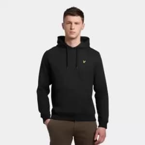 Mens Pullover Hoodie - Jet Black - XS
