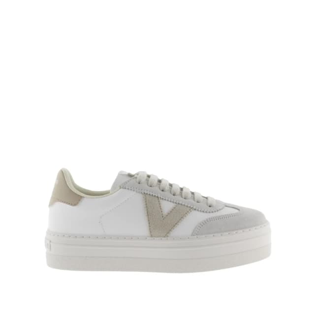 Victoria Womens Trainers Victoria Barcelona Ciclista Efecto Piel & Serraje Beige Female 37