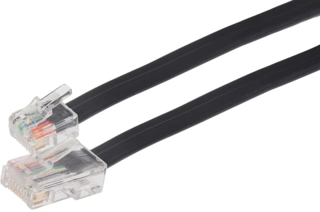 Maplin S034 telephone cable 3m Black