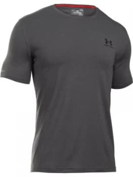 Urban Armor Gear Mens Left Chest Lockup T Shirt Grey