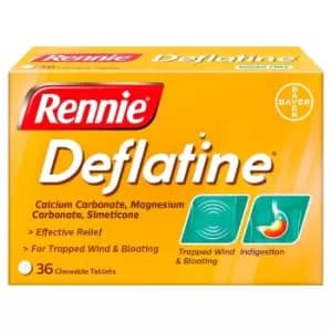 Rennie Deflatine Tablets 36 pack
