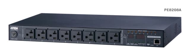 Aten ATEN PE8208AV power distribution unit (PDU) 8 AC outlet(s) 1U Black PE8208AV