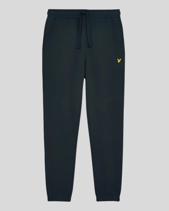 Lyle & Scott Mens Slim Fit Cotton Joggers in Dark Navy
