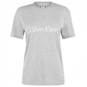 Calvin Klein Logo T Shirt - Grey Hthr 020