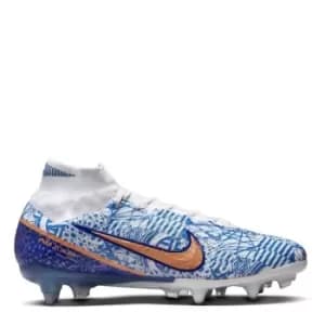 Nike Mercurial Zoom Superfly 9 Elite CR7 SGPRAC Soft Ground Anti-Clog Soccer Cleats - Blue