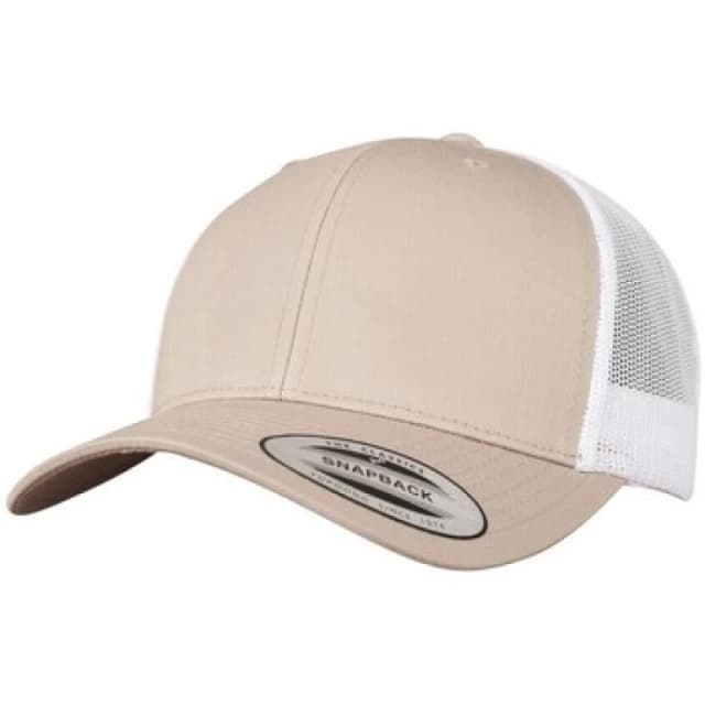 Flexfit Flexfit Men Retro Two Tone Trucker Cap in Silver Silver One Size Male 5063300514498